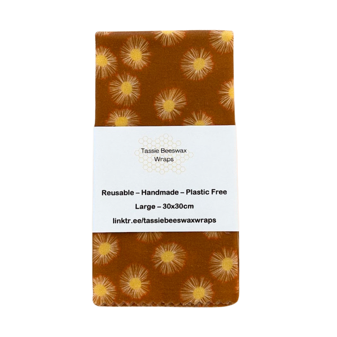 Tassie Beeswax Wraps | Large 30x30cm