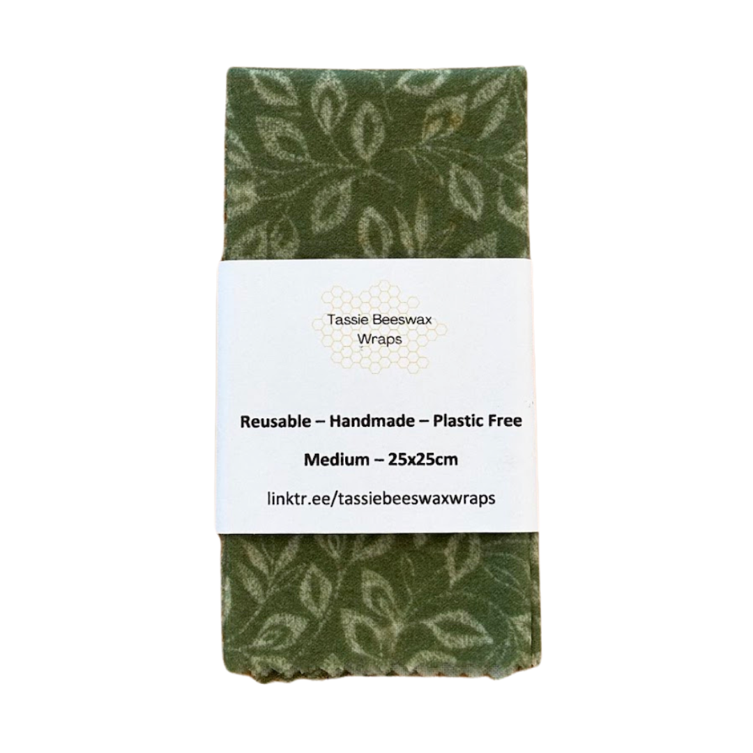Tassie Beeswax Wraps | Medium 25x25cm
