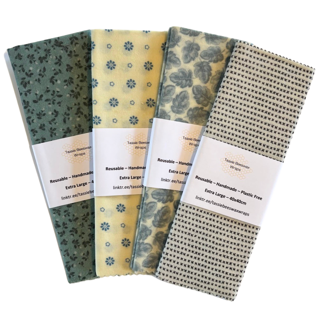 Tassie Beeswax Wraps | Extra Large 40x40cm