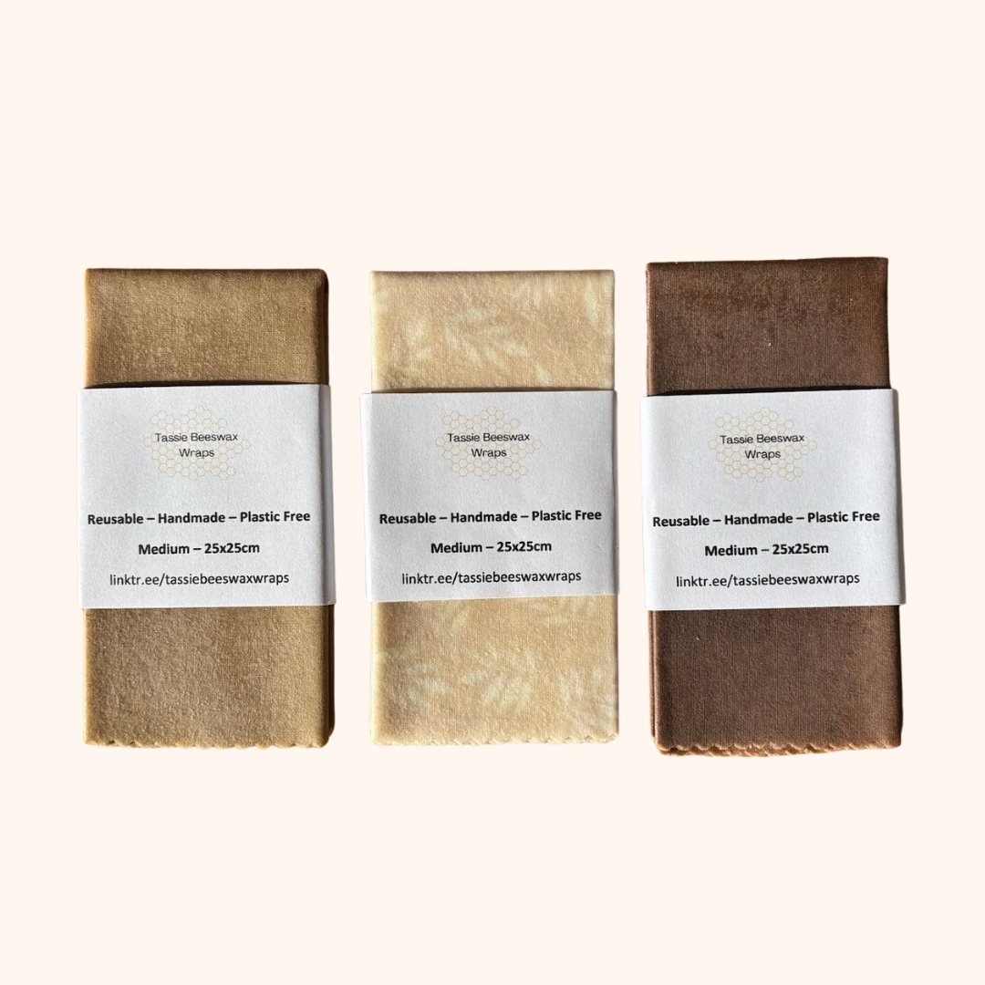 Tassie Beeswax Wraps | Medium Bundle