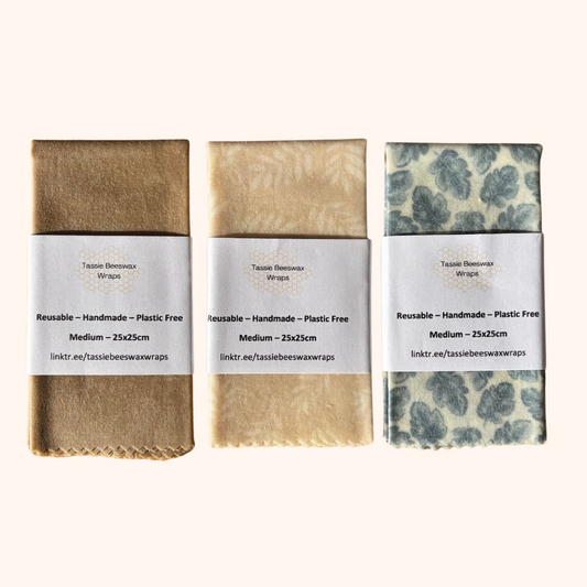 Tassie Beeswax Wraps | Medium Bundle